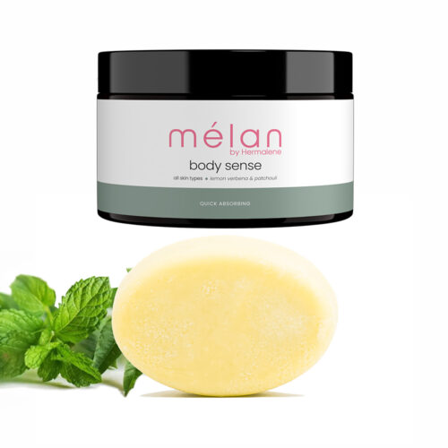 Body Sense body lotion massage oil bar melan skincare frankincense geranium lavender