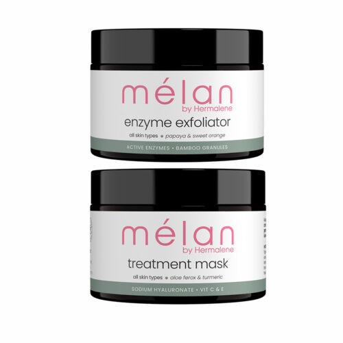 enzyme exfoliator treatment mask cream natural ingredients melan skincare